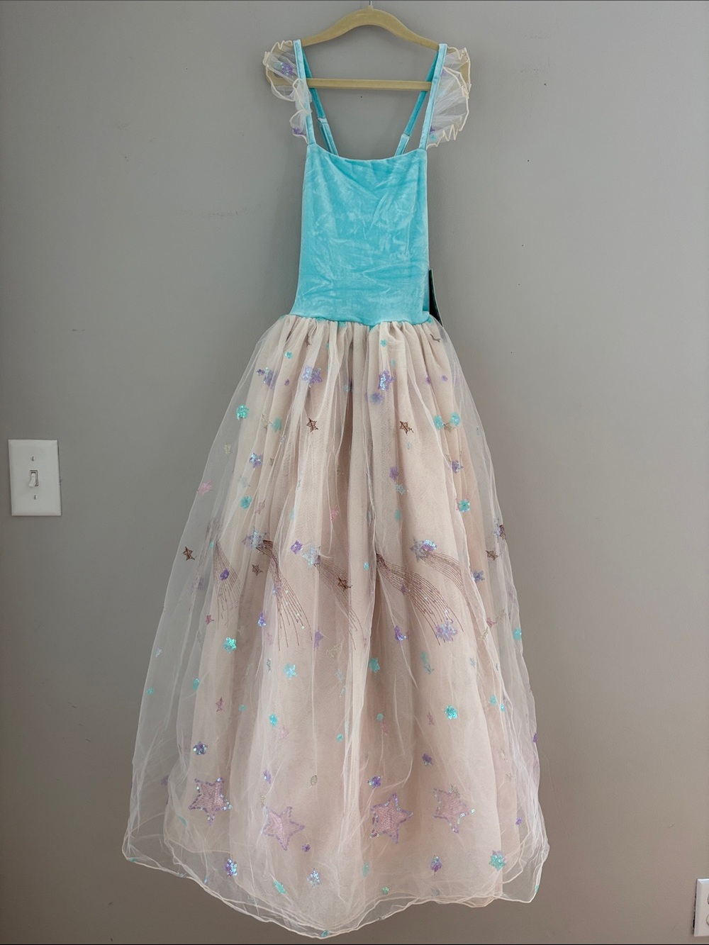 NWT Love and Grow Clothing Co. Birthday Maxi-Blue